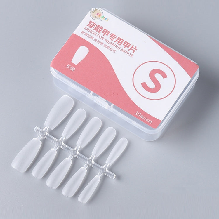 10pairs Of 100pcs/Box Frosted False Nails Artificial Tip