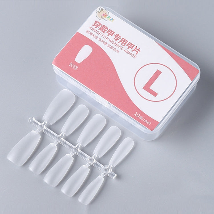 10pairs Of 100pcs/Box Frosted False Nails Artificial Tip