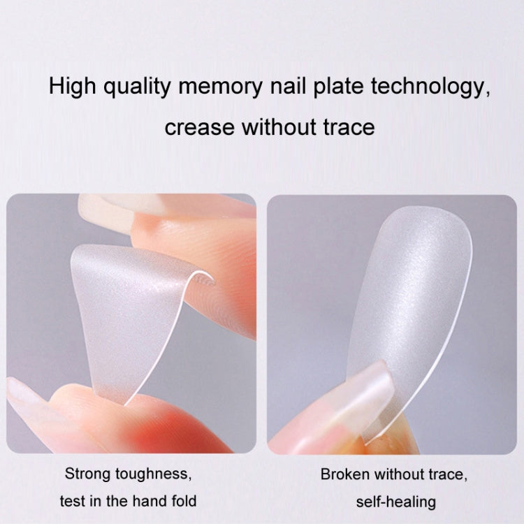 10pairs Of 100pcs/Box Frosted False Nails Artificial Tip