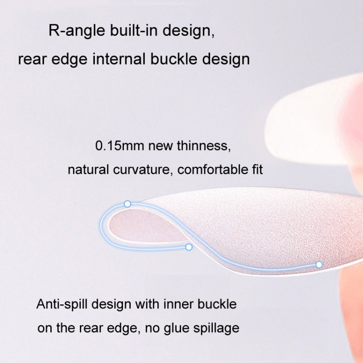 10pairs Of 100pcs/Box Frosted False Nails Artificial Tip