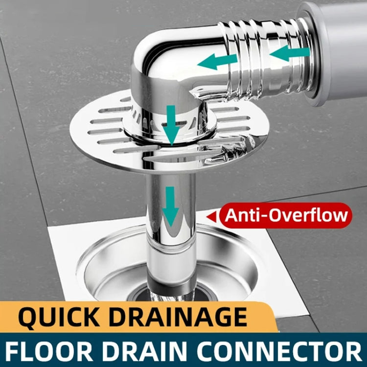 Elbow Type Washing Machine Floor Drain Joint Pipe Connector
