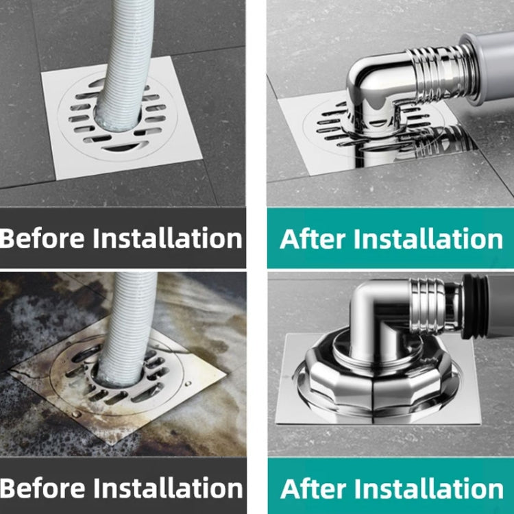 Elbow Type Washing Machine Floor Drain Joint Pipe Connector