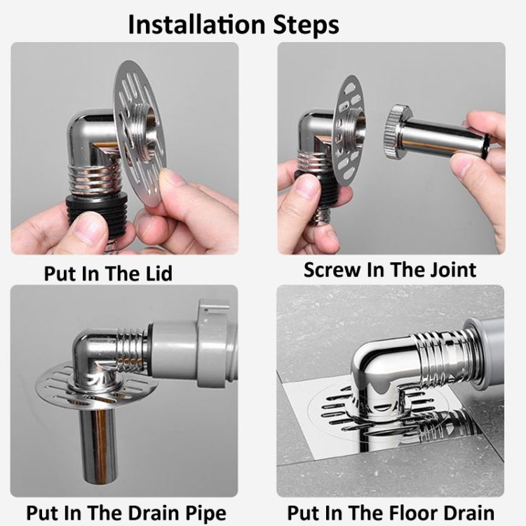 Elbow Type Washing Machine Floor Drain Joint Pipe Connector