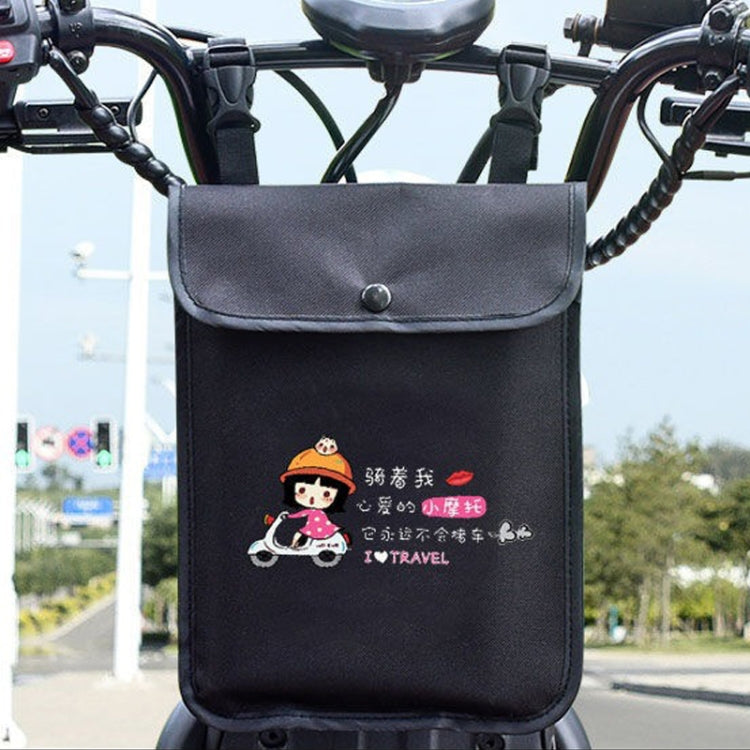 Electric Vehicle Portable Hanging Bag Waterproof Bicycle Front Storage Bag Stroller Pocket