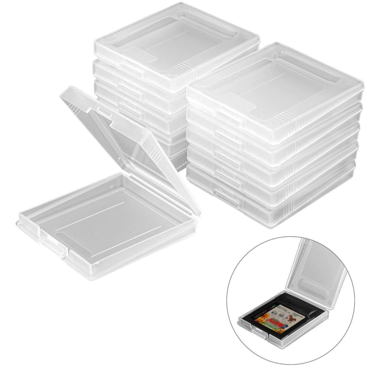 For GameBoy Color Pocket 10pcs Game Card Storage Box Cartridge Boxes