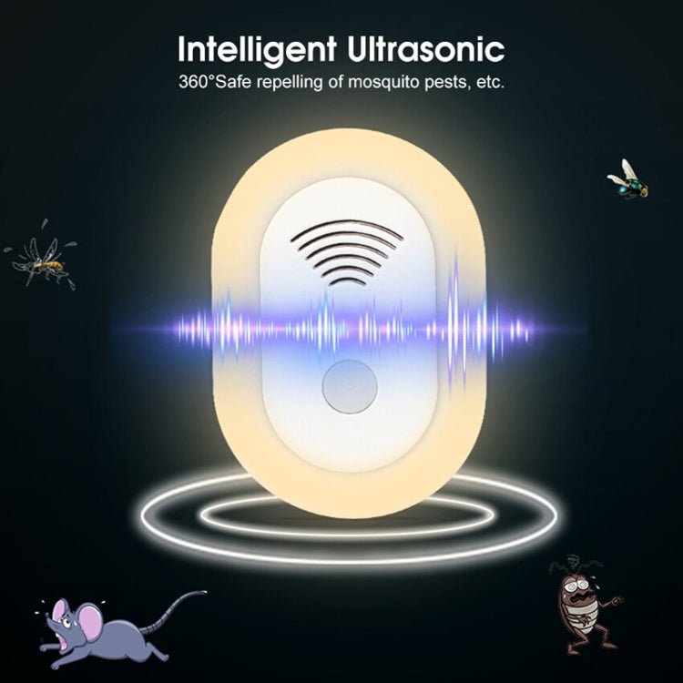 Adjustable Night Light Ultrasonic Mosquito Repeller Mini Home Electronic Mouse Repeller