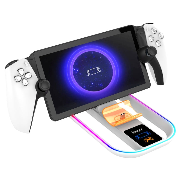 For PlayStation Portal iPega Controller & Game Console Charger with RGB Light