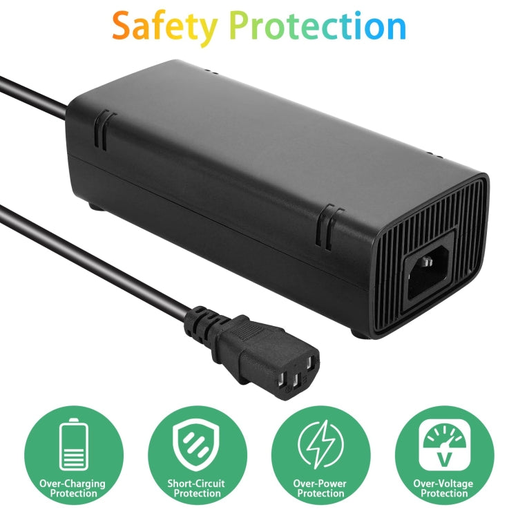 For Microsoft Xbox 360 E Console Power Supply Charger 135W 100-240V 2A AC Adapter