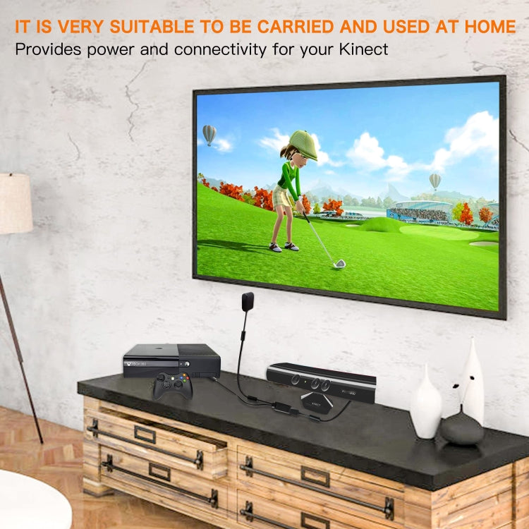 For Microsoft Xbox 360 Kinect Sensor Charger USB AC Adapter Power Supply