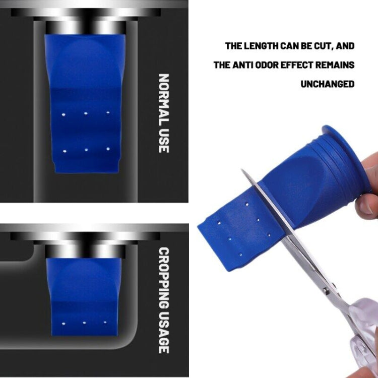 5pcs Silicone Floor Drain Plug Anti-Backflow Anti-odor Inner Core for Toilet Pipes Bathroom