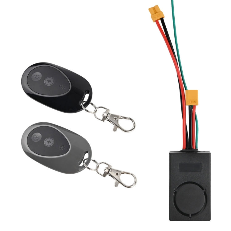 Electric Scooter 36-55V Anti-Theft Alarm Detector + 2 Remote Controller