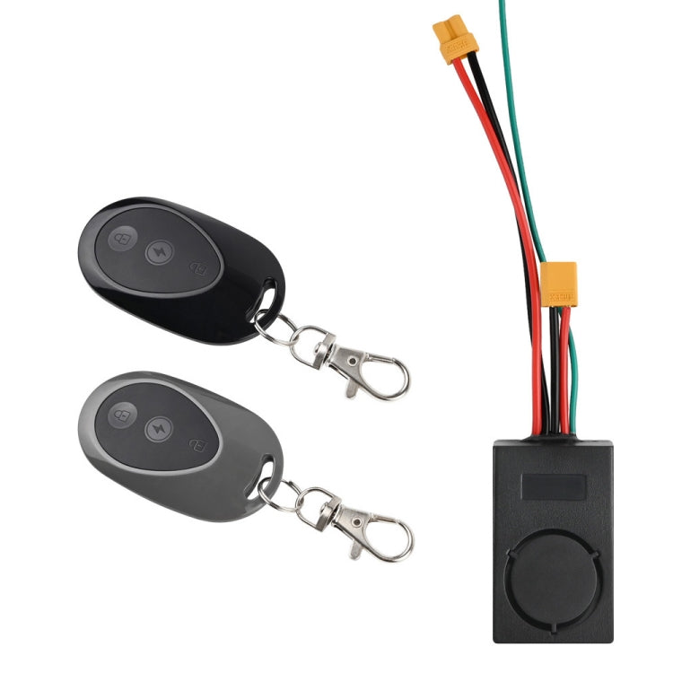 Electric Scooter 36-55V Anti-Theft Alarm Detector + 2 Remote Controller