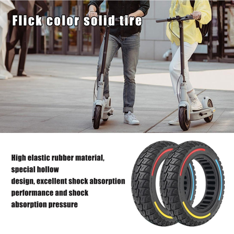 For Ninebot Max G30 Electric Scooter 10 x 2.5 Inch Flick Color Solid Tire