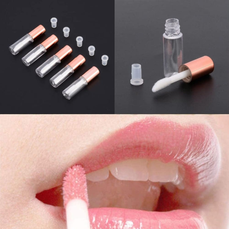 5pcs Lip Glaze Trial Sample Bottle Mini DIY Homemade Lip Gloss Bottles Lip Oil Bottle
