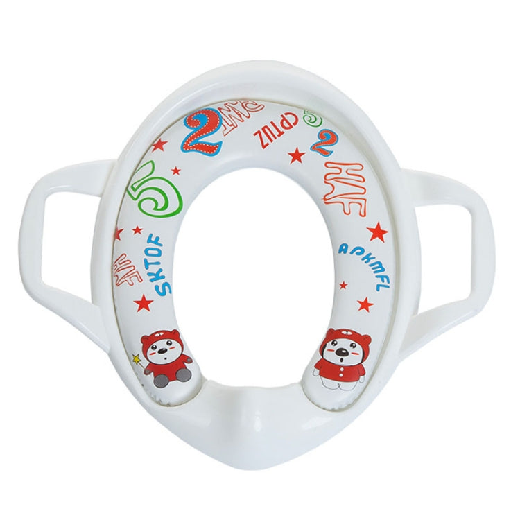 Children Toilet Seat Baby Extra Large Toilet Cover Soft Cushion Auxiliary Seat Loop