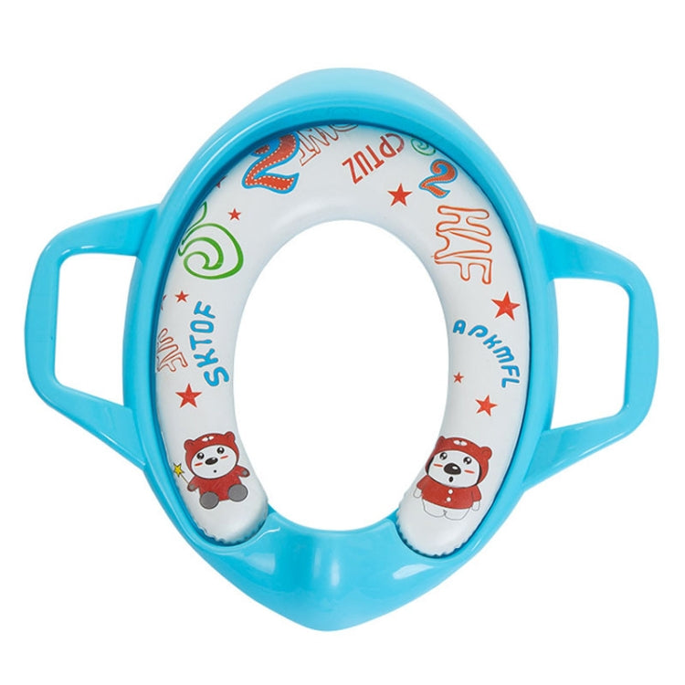 Children Toilet Seat Baby Extra Large Toilet Cover Soft Cushion Auxiliary Seat Loop