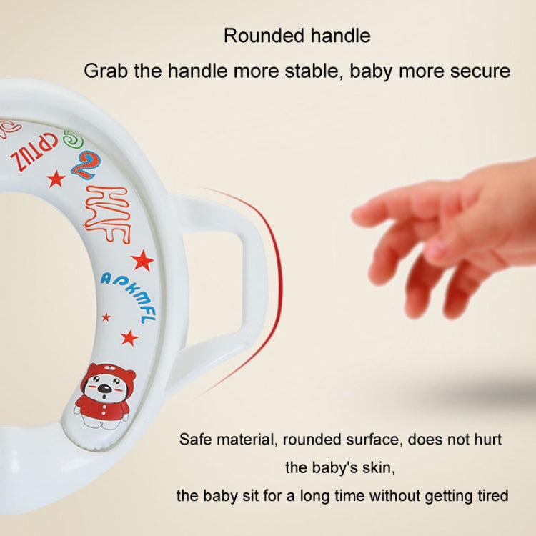 Children Toilet Seat Baby Extra Large Toilet Cover Soft Cushion Auxiliary Seat Loop