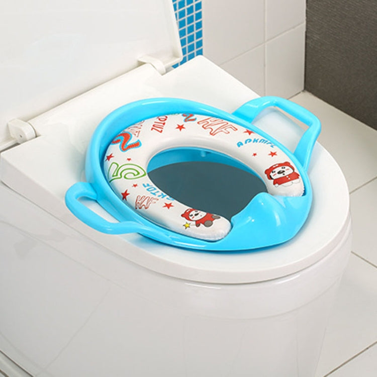 Children Toilet Seat Baby Extra Large Toilet Cover Soft Cushion Auxiliary Seat Loop