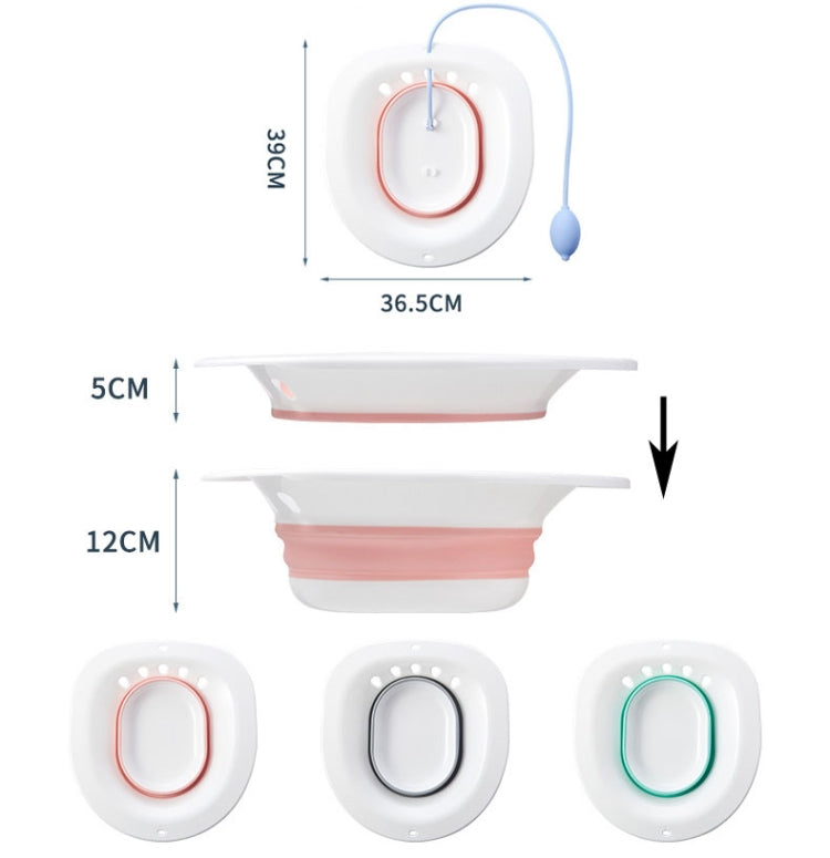 Foldable Bidet Squat-free Maternity Bathtub After Anal Surgery Care Basin With Flusher