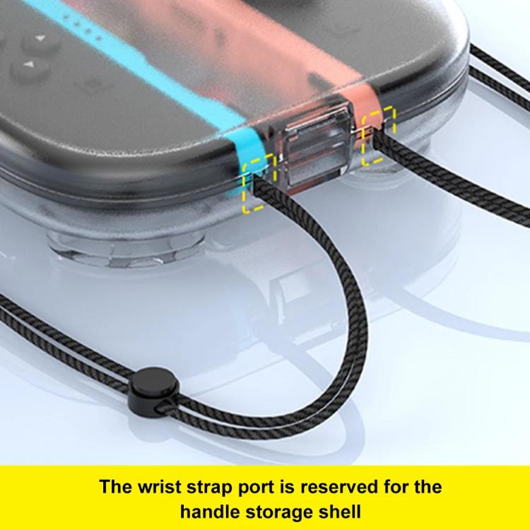 For Nintendo Switch 2 Joy-Con Crystal Storage Case Organizer Anti-Scratch Travel Box With 2 Game Card Slots