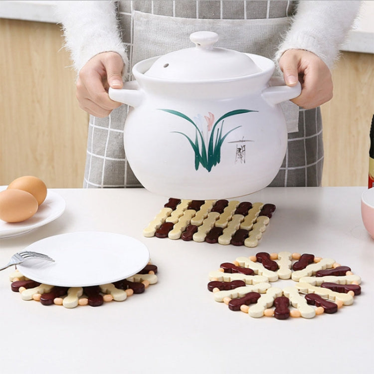 Bamboo Dining Table Insulation Pad Heatproof Coasters Anti-Scald Pot Mat