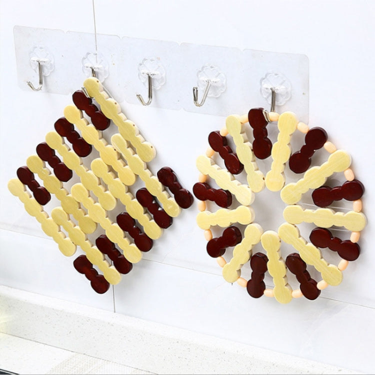 Bamboo Dining Table Insulation Pad Heatproof Coasters Anti-Scald Pot Mat