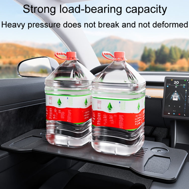 For Tesla Model Y/3 SUITU Car Center Folding Small Table Board Camping Dining Plate