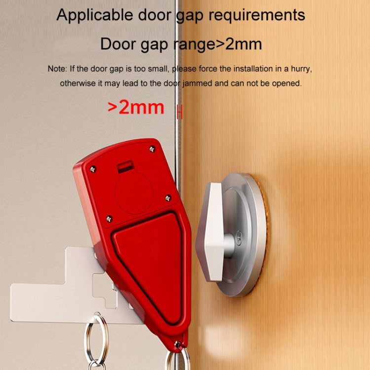 Door Stopper Home Burglary Girls Live Alone Security Lock Inside Opening Door Plug