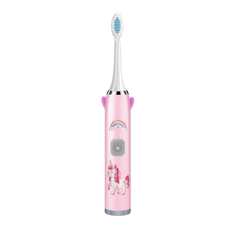 USB Charging Fully Automatic Ultrasonic Cartoon Children Electric Toothbrush