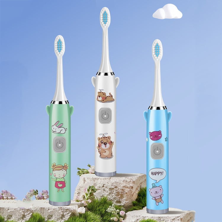 USB Charging Fully Automatic Ultrasonic Cartoon Children Electric Toothbrush