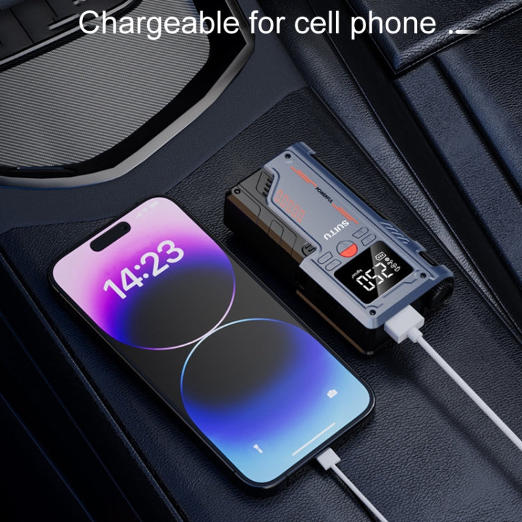 SUITU ST-9631 8pcs /Set Portable Outdoor Car Battery Emergency Start Power Car Inflatable Pump