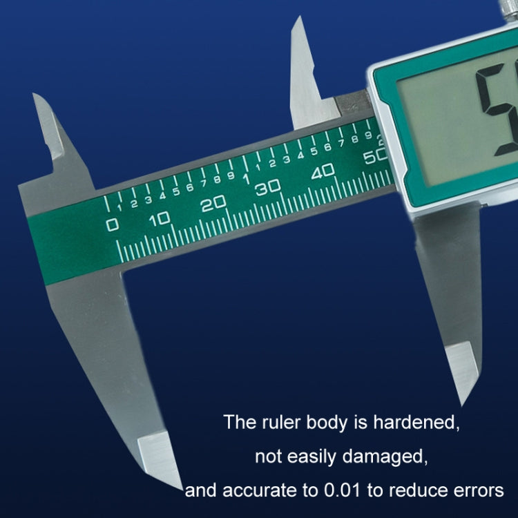 Stainless Steel Full Screen Digital Display Vernier Caliper