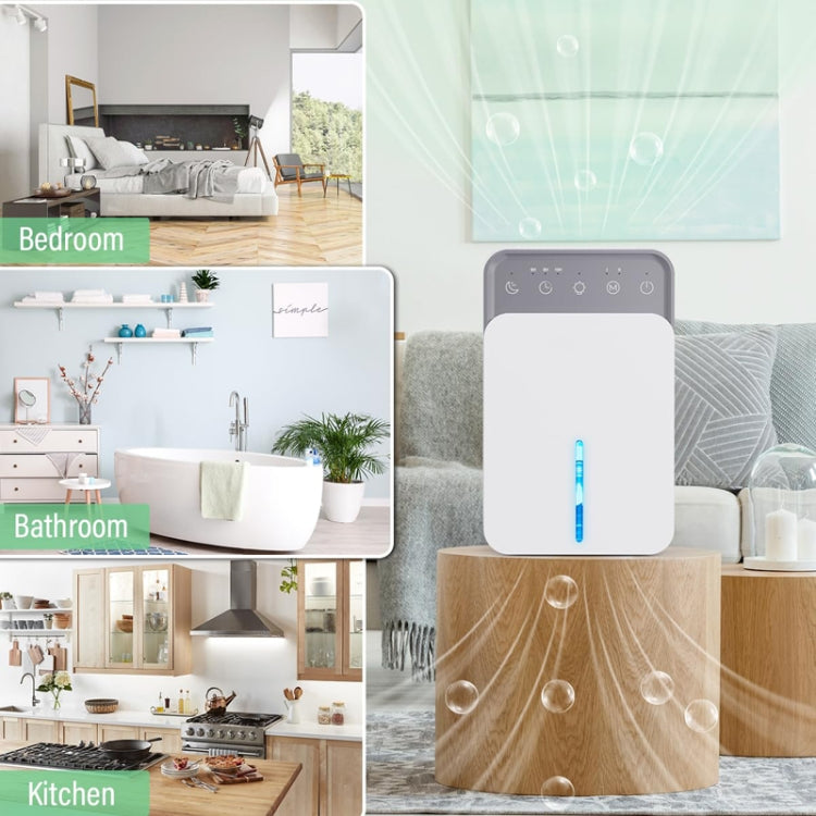 1500ml Semiconductor Dehumidifier with Automatic Defrost Function, Timer, Sleep Mode