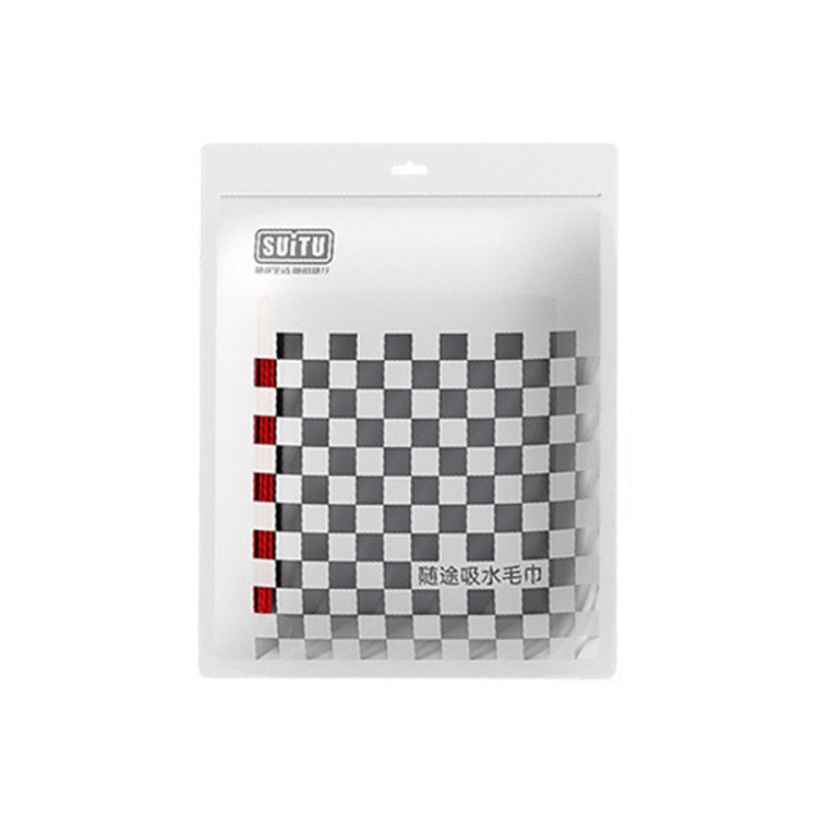 SUITU ST-9007 Double-Sided Auto Washing Towel Wiping Cloth Car Interior Absorbent Fiber Wipes