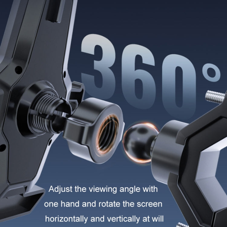 Cycling Bicycle Automatic Locking Mobile Phone Holder