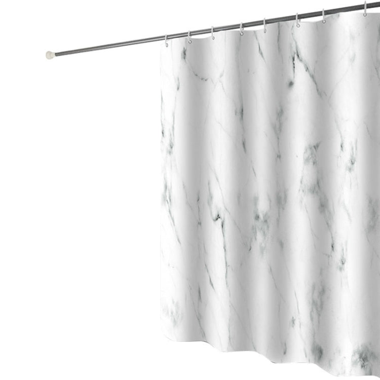 Thickened Waterproof Moldproof Shower Curtain Simple Bathroom Hotel Curtain With Hooks