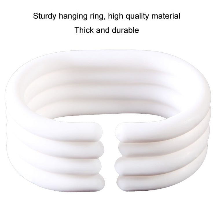 Simple Fresh Style Home Shower Curtain Waterproof Thickened Bathroom Curtain Cloth With Hooks