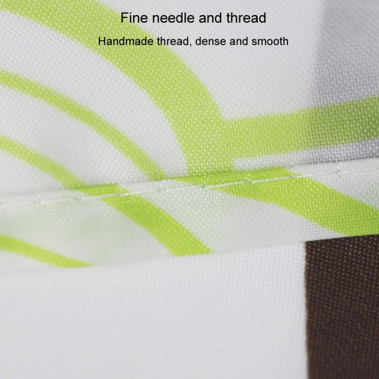 Leaf Printed Waterproof Shower Curtain Thickened Polyester Bathroom Curtain Cloth