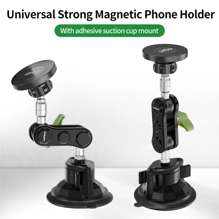 Lanparte Magnetic Car Phone Holder Adjustable Suction Cup Navigation Stand