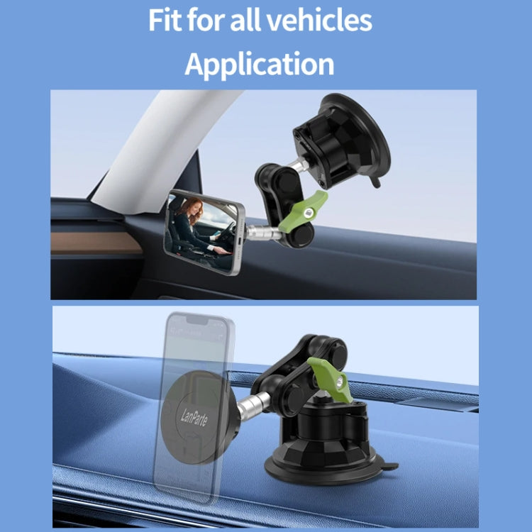 Lanparte Magnetic Car Phone Holder Adjustable Suction Cup Navigation Stand