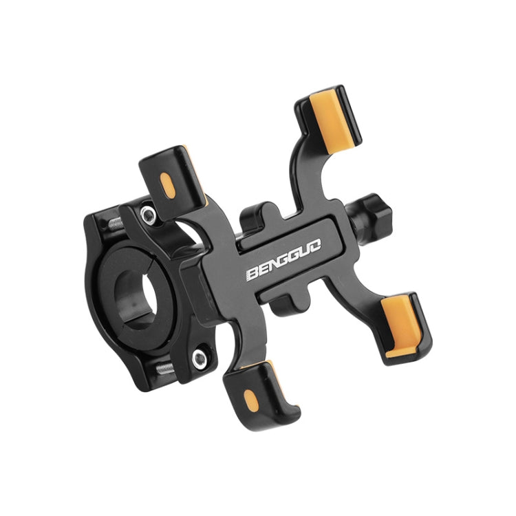 BENGGUO Bicycle Aluminum Alloy Four-claw Cycling Mobile Phone Holder