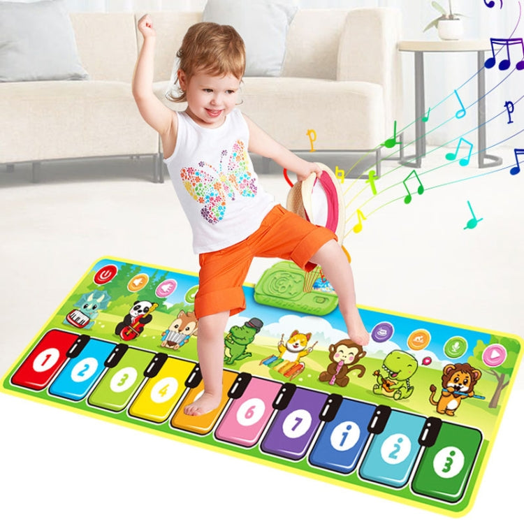 Children Piano Mat Footsteps Music Dancing Blanket Parent-Child Multifunctional Game Blanket