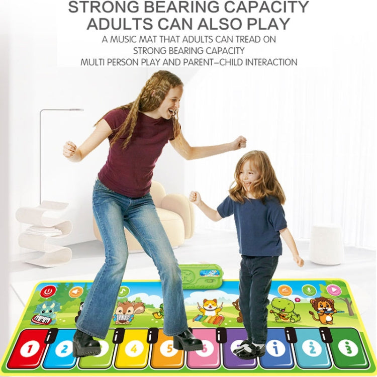 Children Piano Mat Footsteps Music Dancing Blanket Parent-Child Multifunctional Game Blanket
