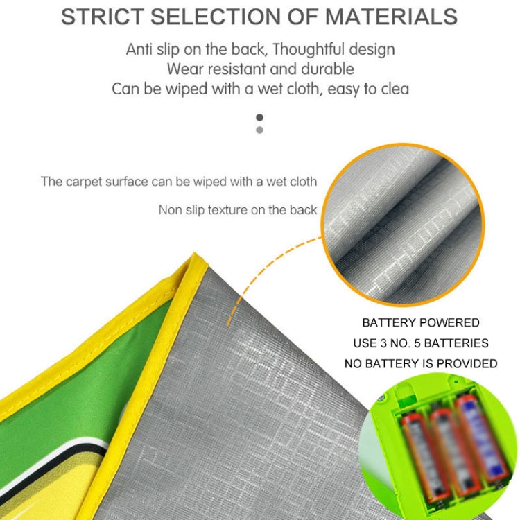 Children Piano Mat Footsteps Music Dancing Blanket Parent-Child Multifunctional Game Blanket