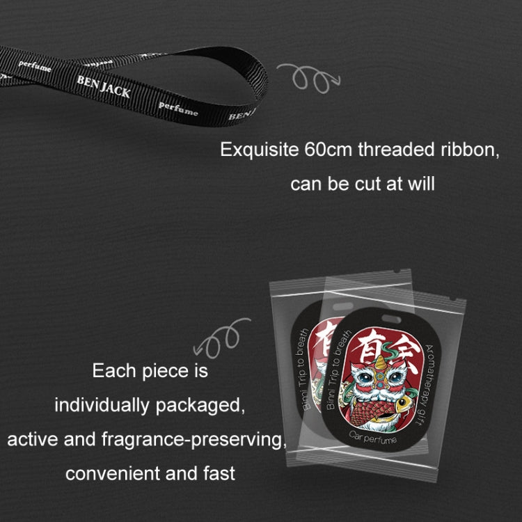 BEN.JACK Car Deodorant Tablet Pendant Long-Lasting Light Fragrance
