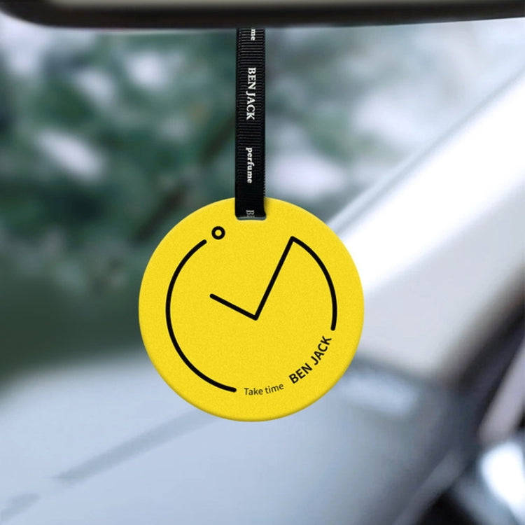 BEN.JACK Clock Car Long-lasting Light Fragrance Tablet Pendant