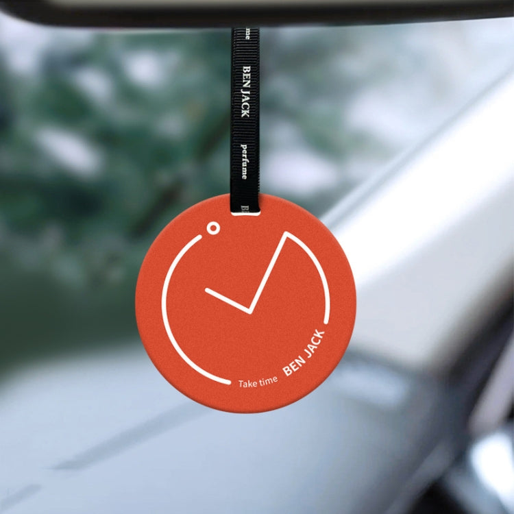 BEN.JACK Clock Car Long-lasting Light Fragrance Tablet Pendant