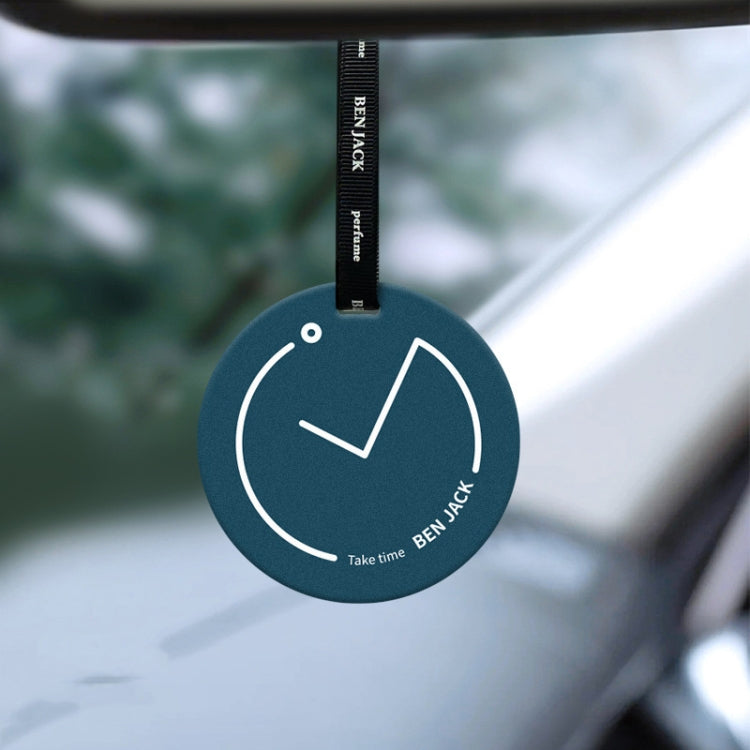 BEN.JACK Clock Car Long-lasting Light Fragrance Tablet Pendant