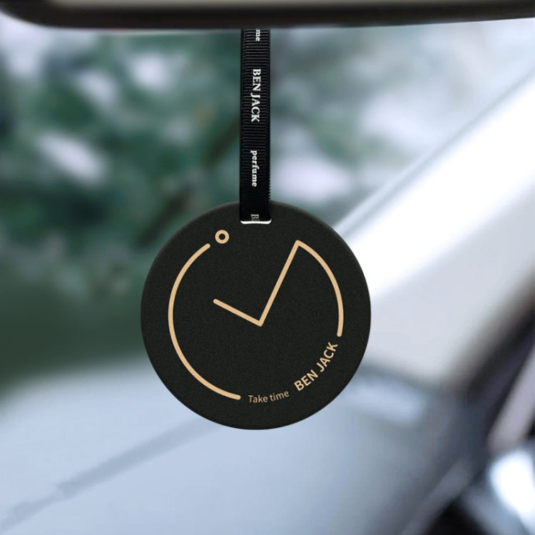 BEN.JACK Clock Car Long-lasting Light Fragrance Tablet Pendant