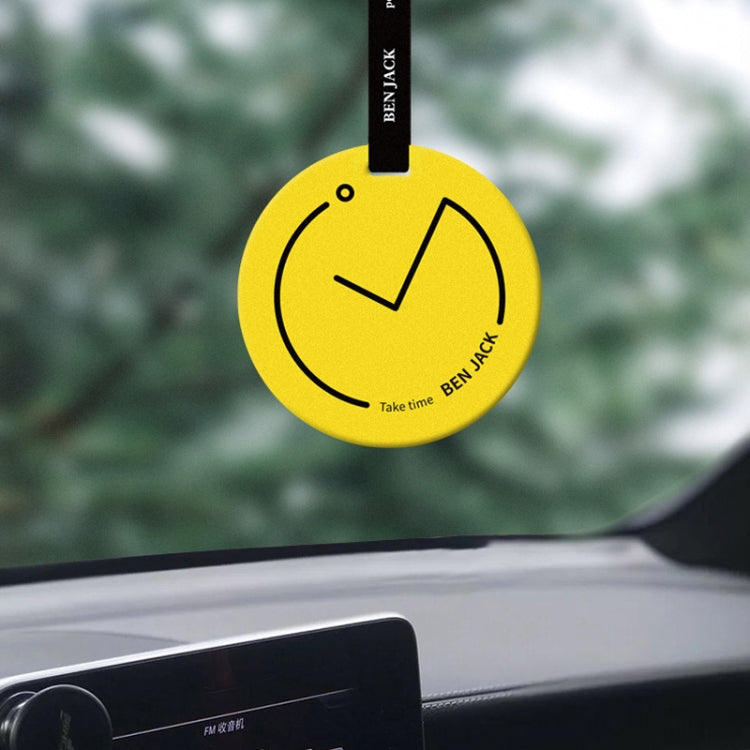 BEN.JACK Clock Car Long-lasting Light Fragrance Tablet Pendant